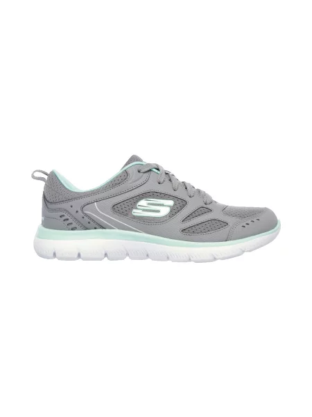 Rövid félcipő Skechers szürke
