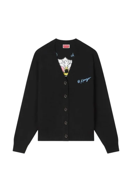 Cardigan Kenzo cu dungi de tigru negru