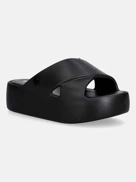 Pantofle Melissa MELISSA FREE PLATFORM CABEDAL X AD černé