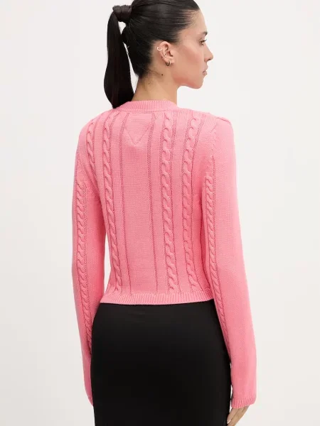 Tommy Jeans sweter różowy
