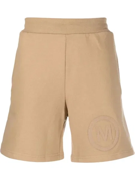 Pantaloni scurți Market cu broderie maro