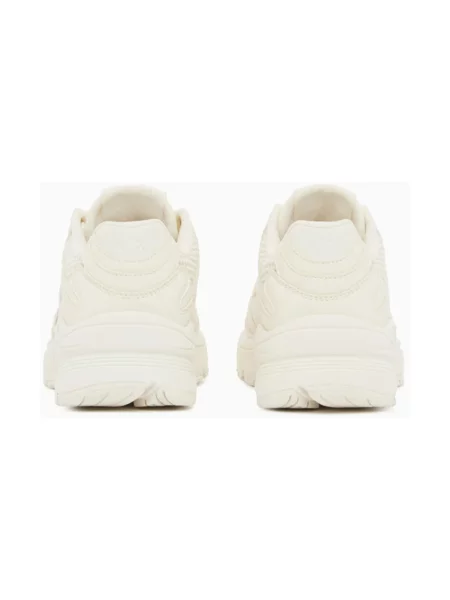 Sneakersy Armani Exchange sznurowane beżowe