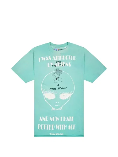 Koszula Better With Age z nadrukiem niebieska