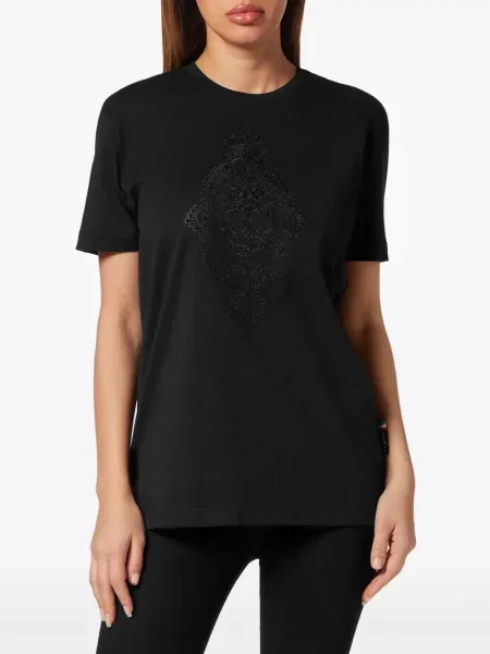 Marškinėliai Philipp Plein juoda