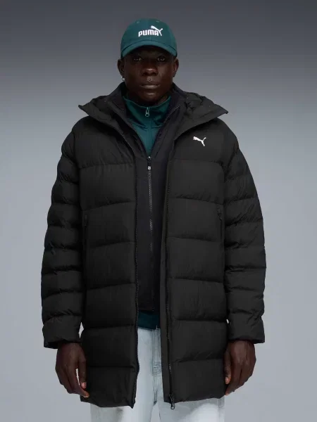 Демисезонная куртка Puma с капюшоном черная
