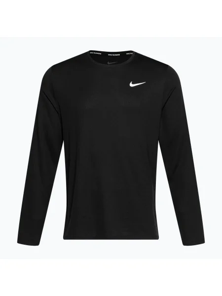 Tricou mânecă lungă Nike alergare negru