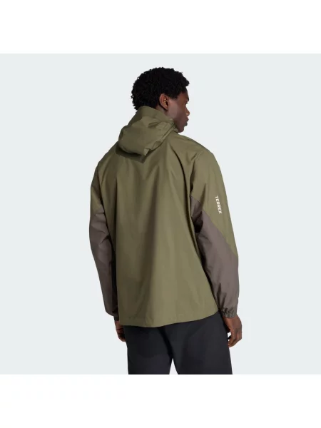 BUNDA DO DEŠTĚ TERREX MULTI 2 LAYER CLIMAPROOF zelená