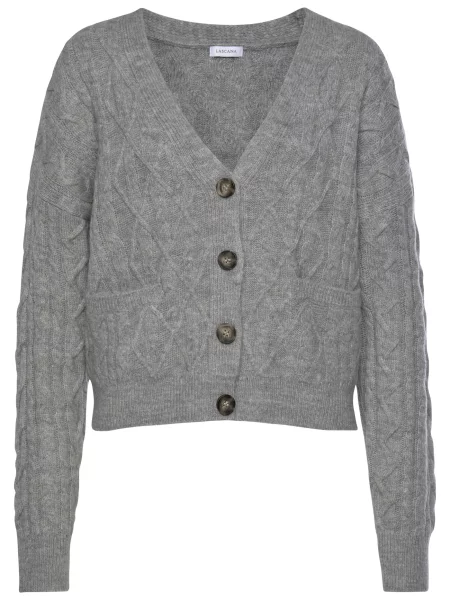 LASCANA Geacă tricotată amestecat gri