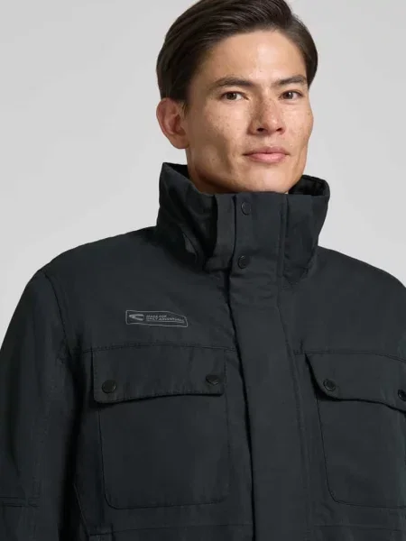Kurtka z kapturem model Between Funktion TEXX' Camel Active czarna