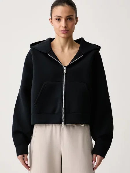 Nike Sportswear kapucnis melegítőfelső női fekete