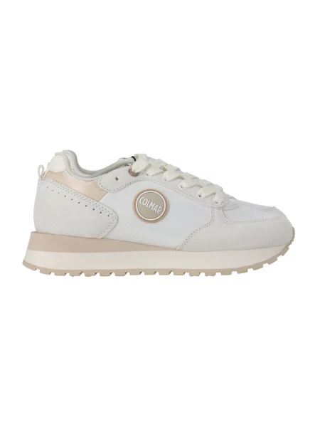 Sneakersy Colmar skórzane białe