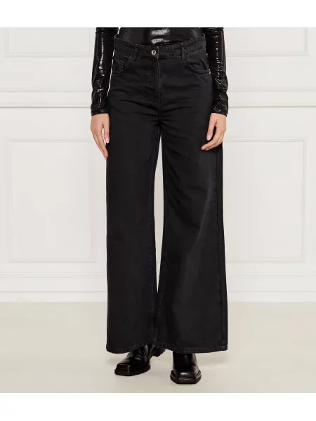 Patrizia Pepe Blugi | flare fit negru