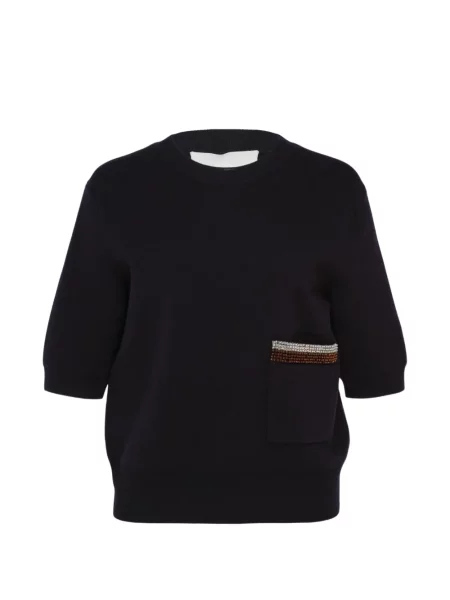 Scurt pulover 3.1 Phillip Lim albastru
