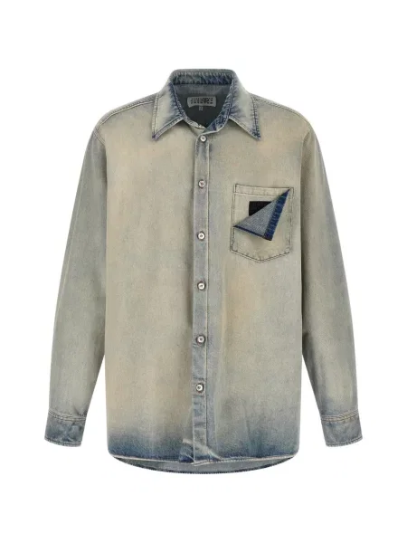 Cămașă de blugi Mm6 Maison Margiela albastru