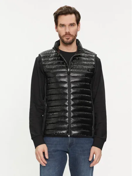 Boss Vestă V_Techno Regular Fit negru