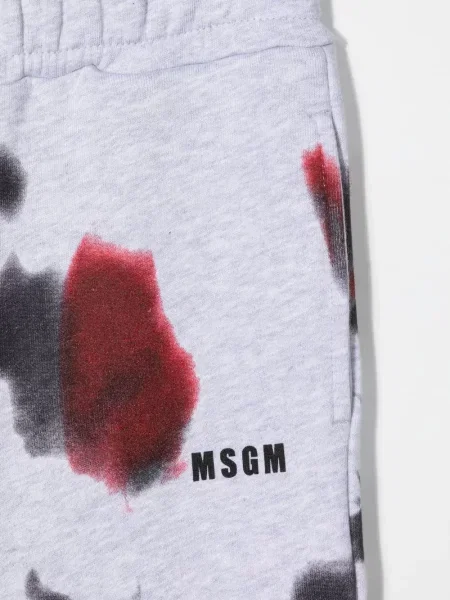 Spodnie dziecięce Msgm szare