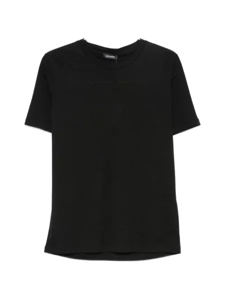 Tricou Cenere Gb cu decolteu rotund negru
