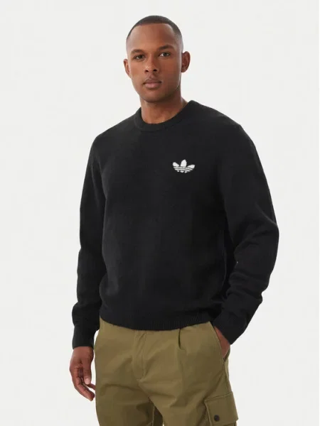 Adidas Megztinis Trefoil Essentials juoda