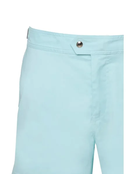 Slip de baie Tom Ford cu cataramă albastru