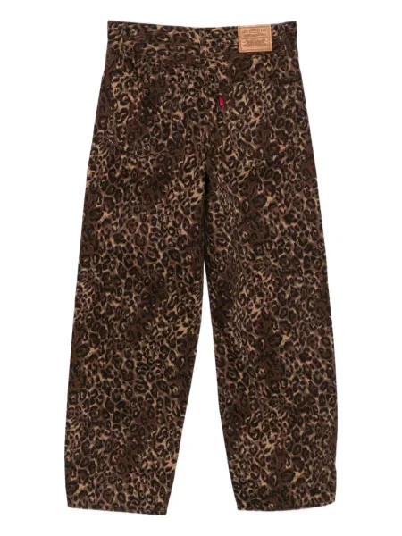 Blugi Levi's® cu imagine cu model leopard din piele negru