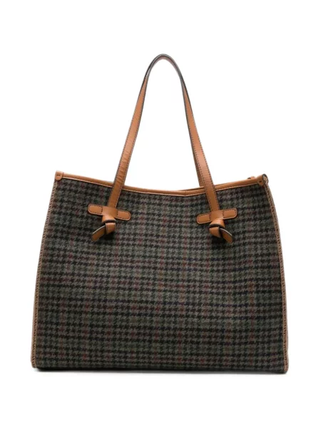 Geantă shopper Gianni Chiarini cu model pepito gri