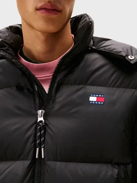 Джинсова куртка Tommy Jeans чорна