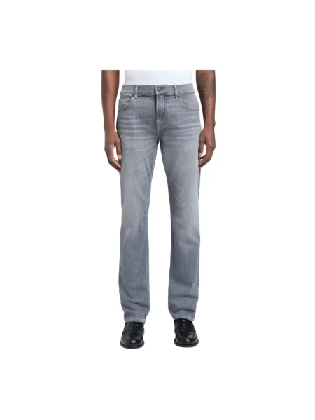 Szerokie jeansy 7 For All Mankind szare