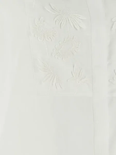 Haftowana krótka koszula Parosh biała