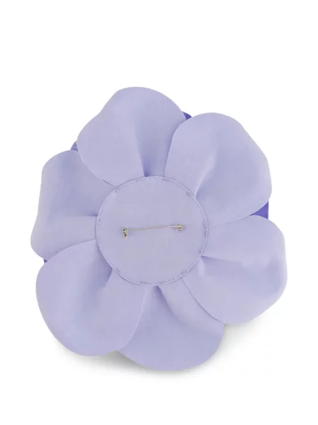 Brosa Paula cu model floral albastru