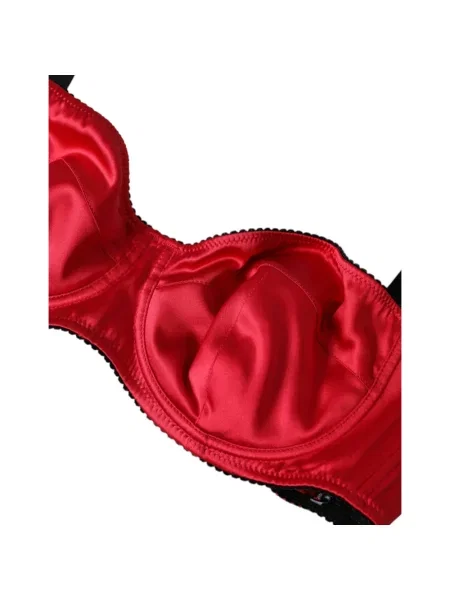 Satynowe majtki Dolce And Gabbana czerwone