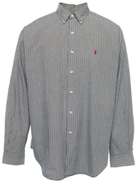 Retro dugo košulja Polo Ralph Lauren Vintage crna