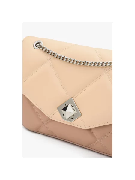 Кожаная сумка Cromia бежевая