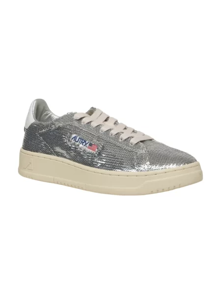 Sneakersy Autry skórzane szare