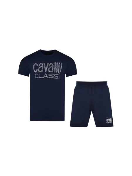 Pidžama Cavalli Class Home plava