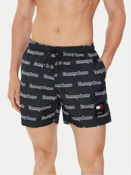 Tommy Hilfiger Плувни шорти Тъмносин черно