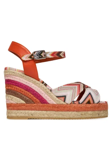 Espadrilės M Missoni Carmen oranžinė