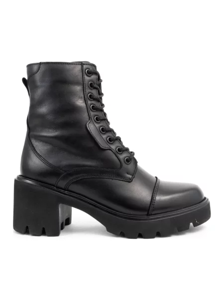 Buty do kostki Sergio Moretti skórzane czarne