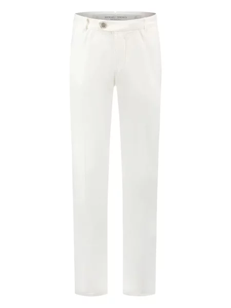 Pantaloni Richard J. Brown alb