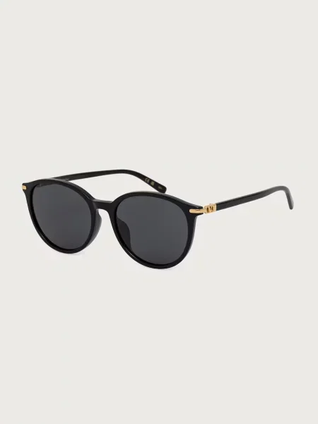 Valentino Eyewear okulary przeciwsłoneczne okrągłe czarne