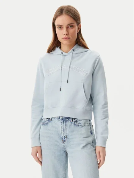 Guess Jeans Bluză celest albastru