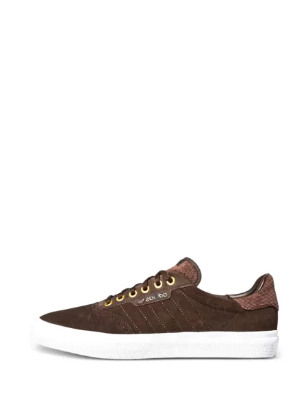 Trčanje tajice Adidas s autogramom od brušene kože siva