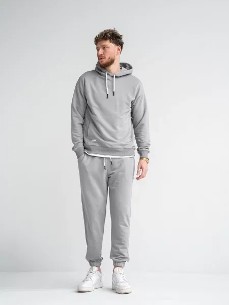 Повсякденний костюм TeamV бавовна/поліестер сірий