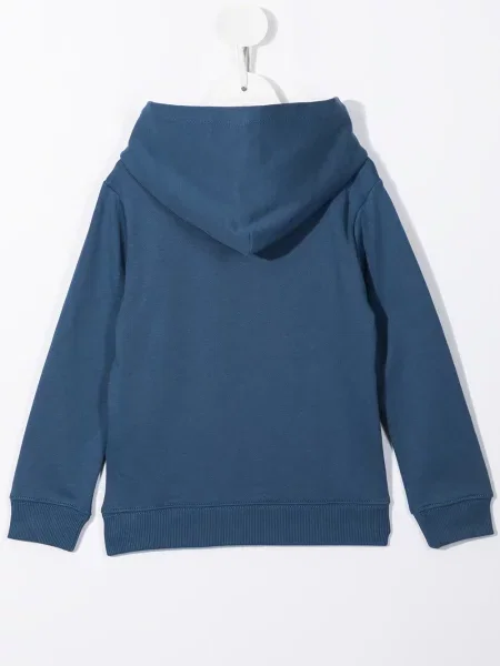 Bluza z kapturem dziecięca Calvin Klein niebieska