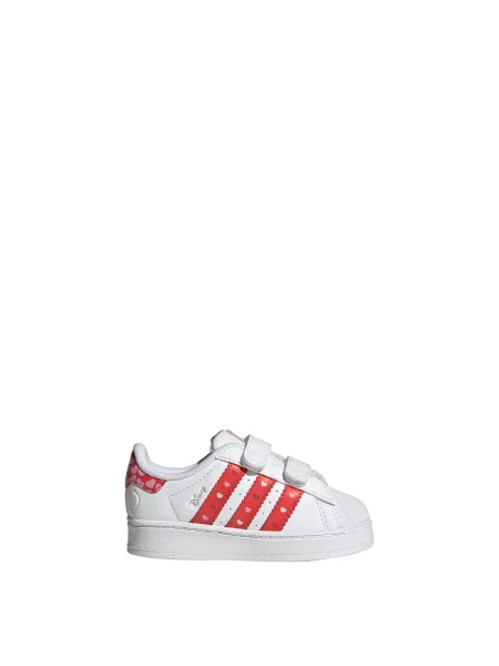 ADIDAS ORIGINALS Superge Adidas Disney Superstar roza / živo rdeča bela