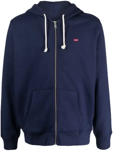 Hanorac cu glugă Levi's® cu autograf albastru