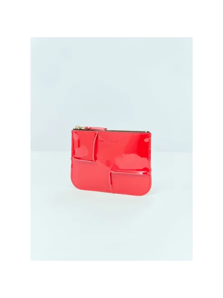 Portfel Comme Des Garcons skórzany czerwony