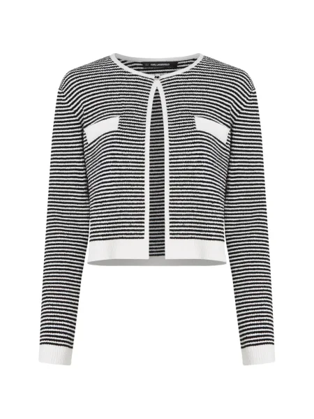 Cardigan Karl Lagerfeld cu dungi negru