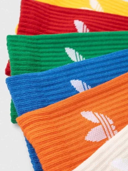 ADIDAS ORIGINALS Zokni kék / sárga / zöld / narancs / piros fehér