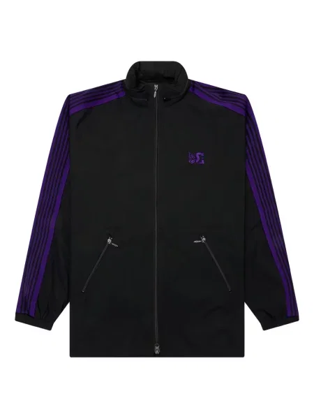 Pruhovaná bunda Needles černá