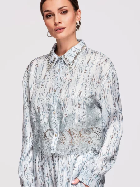 Ombre Halenka modrá